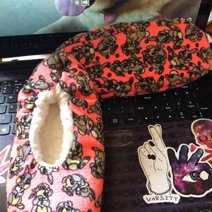 Fuzzy slipper socks